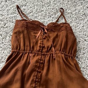 I am selling a brown blouse